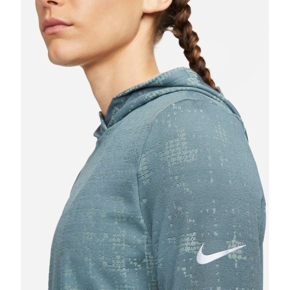 NWT$100 Nike Dri-FIT ADV Women's Long-Sleeve Running Light Hoodie DD6791-357 L - Picture 4 of 9